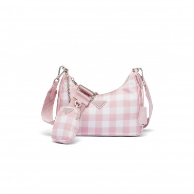 PRADA RE-EDITION 2005 PRINTED RE-NYLON BAG 1BH204 (22*12*6cm) 